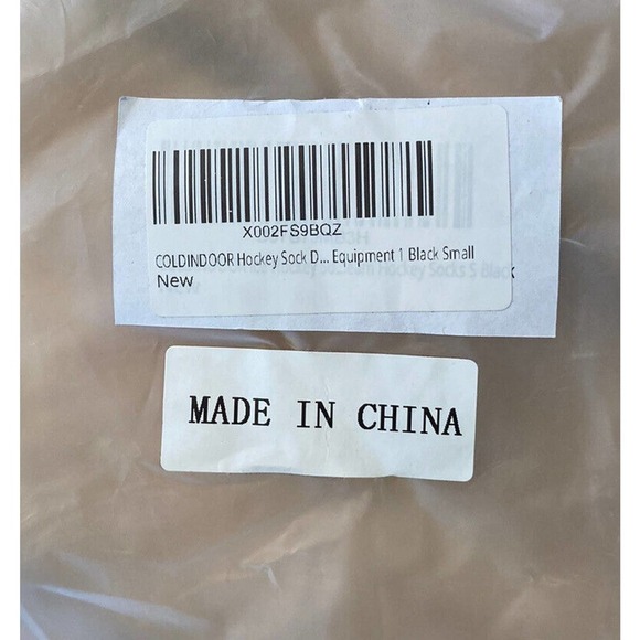 NWT Ealer Hockey Cold Indoor Hockey Socks Size Small Men’s Black - Picture 7 of 7